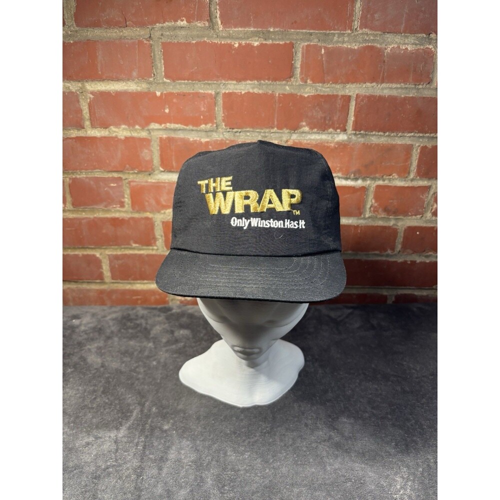 Vintage 90s The Wrap Snapback Trucker Hat Only Winston Has It RJR Tobacco